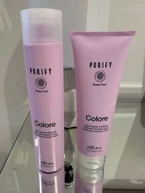 Kaaral Purify Colore Passion Fruit Shampoo & Conditioner - Pink